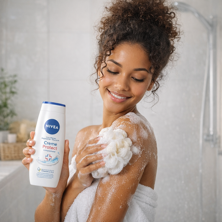 Crème de douche protectrice NIVEA – Hydratation & protection de la peau