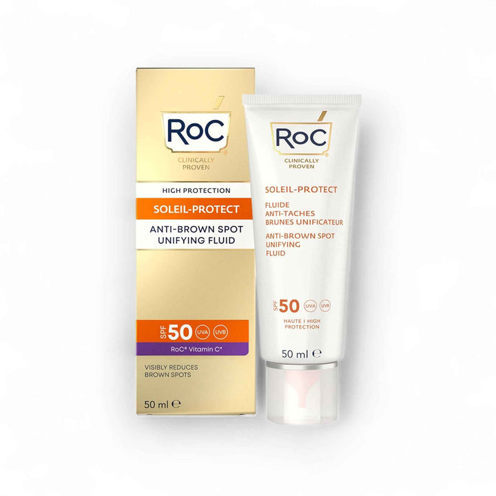 RoC Soleil-Protect Fluide Unificateur Anti-Taches Brunes SPF 50 – 50 ml