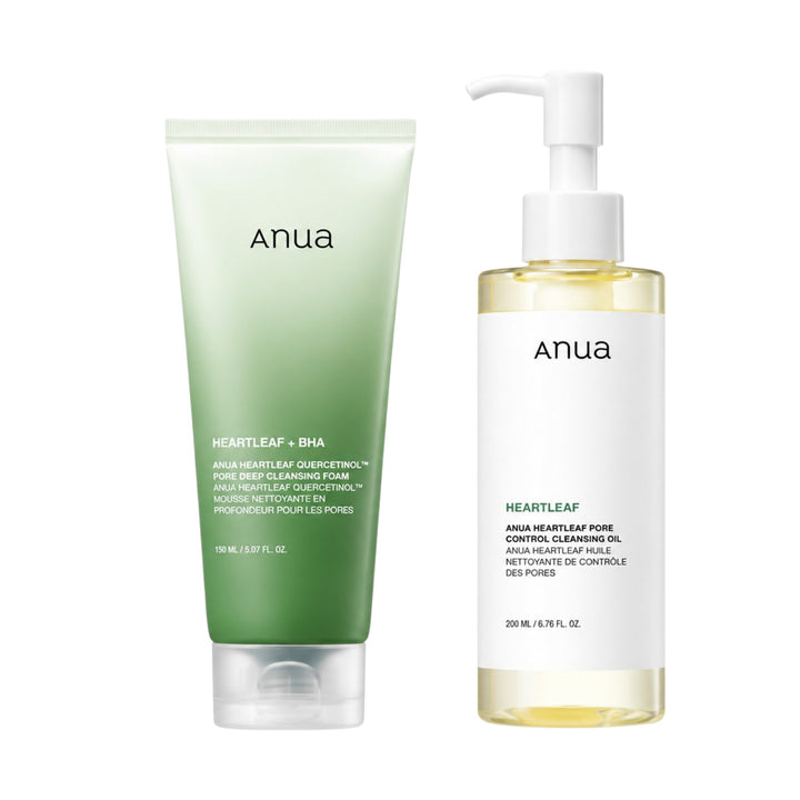 Anua - Duo Double Nettoyage Pore Control (Heartleaf &amp; BHA)