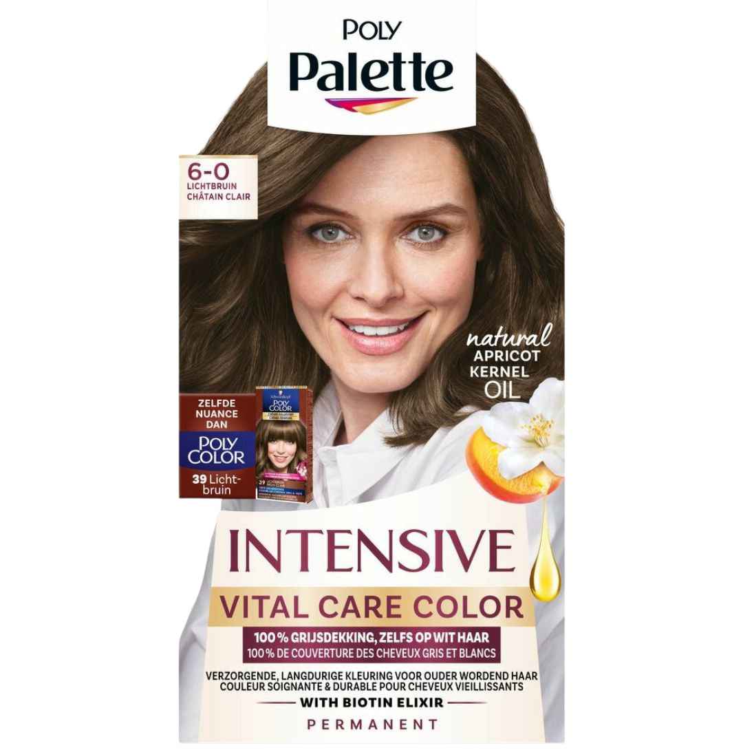 Vitalcare Poly Palette 6-0 – Coloration Châtain Clair