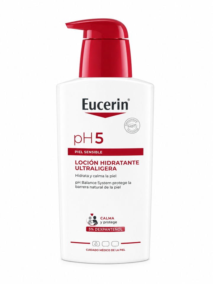 Eucerin pH5 – Lotion Hydratante Ultralégère Peau Sensible – 400 ml