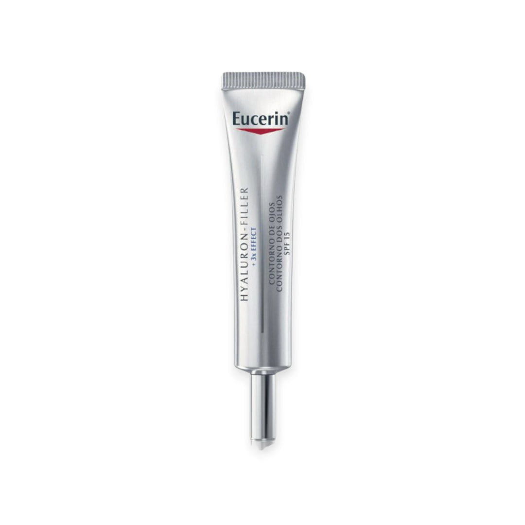 Eucerin Hyaluron-Filler +3x Effect Contour des Yeux SPF 15 – Soin Anti-Rides et Protecteur – 15 ml
