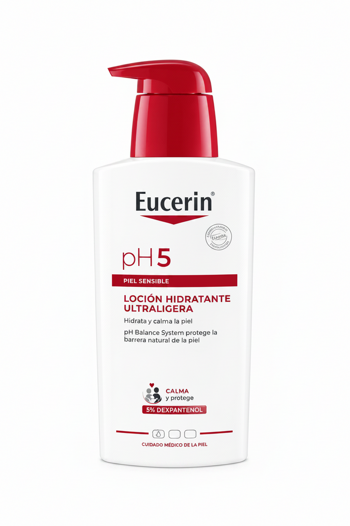 Eucerin pH5 – Lotion Hydratante Ultralégère Peau Sensible – 400 ml