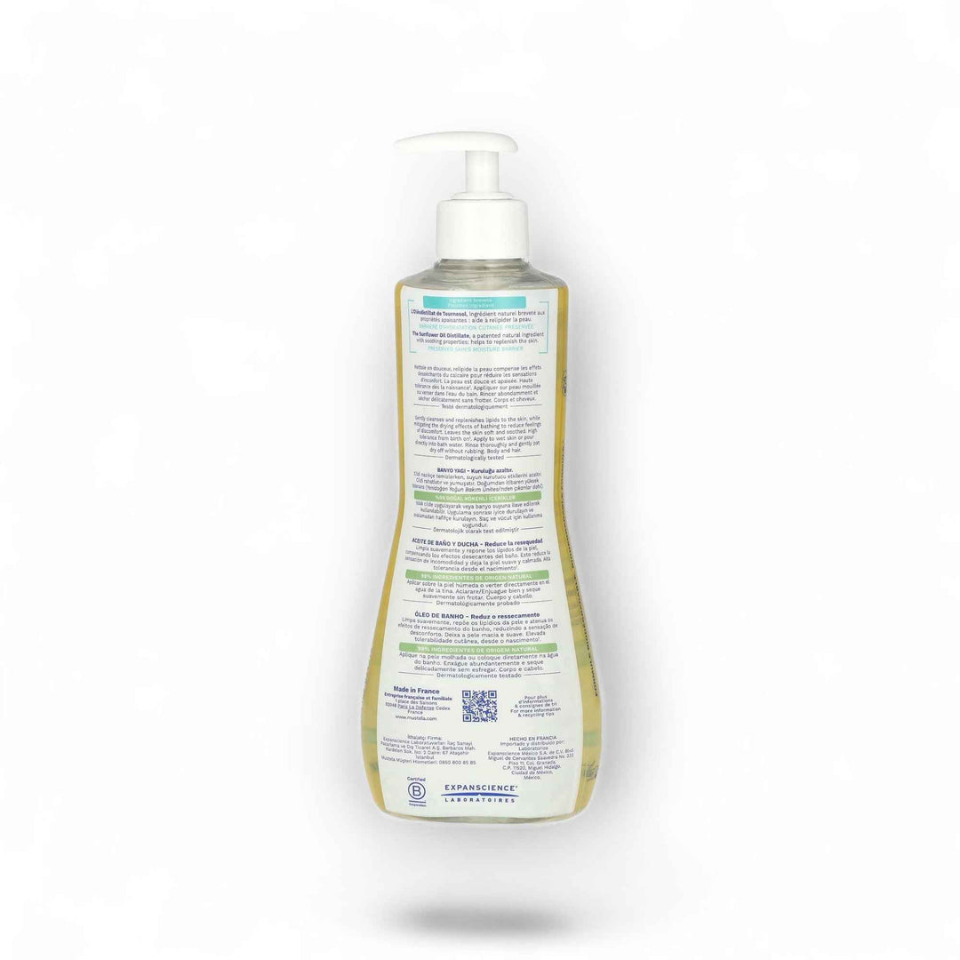 Mustela Stelatopia Huile Lavante – Anti-Démangeaisons – Peaux Très Sèches & Atopiques – 500 ml.