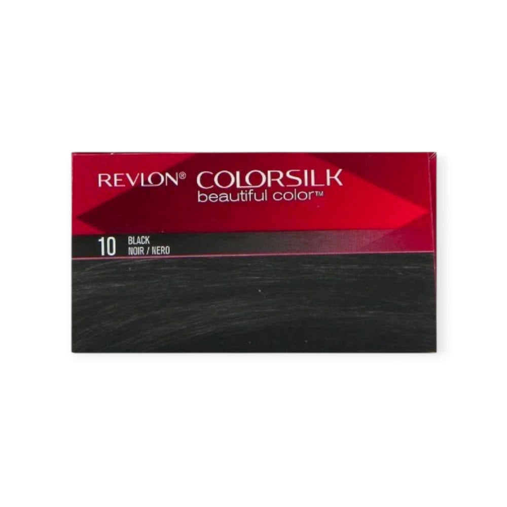Revlon ColorSilk Beautiful Color 10 Black – Coloration Permanente Sans Ammoniaque