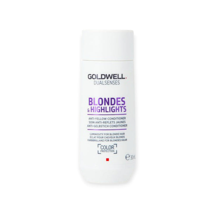 Goldwell Dualsenses Blondes &amp; Highlights – Après-Shampooing Anti-Jaunissement (30 ml)