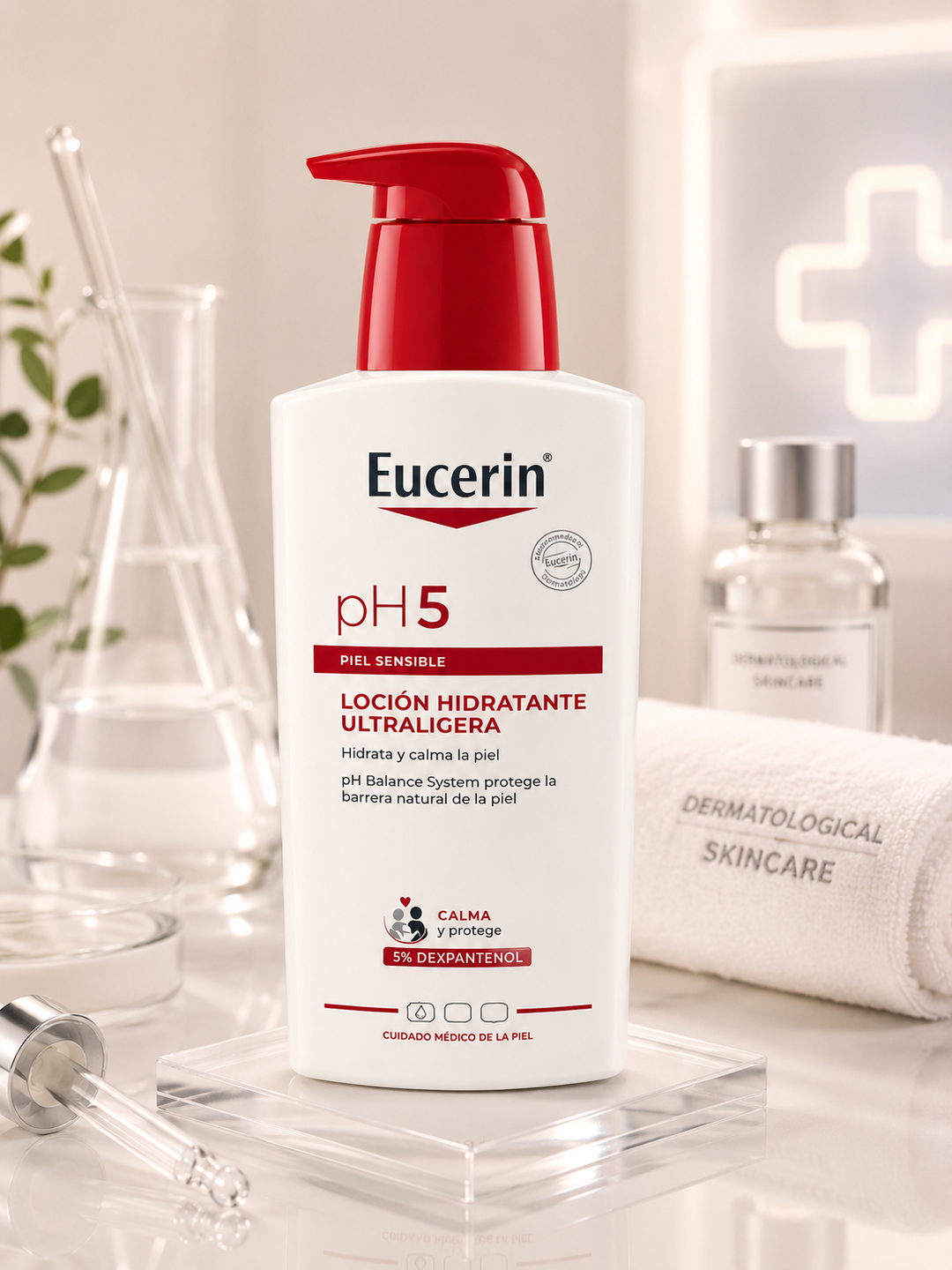 Eucerin pH5 – Lotion Hydratante Ultralégère Peau Sensible – 400 ml