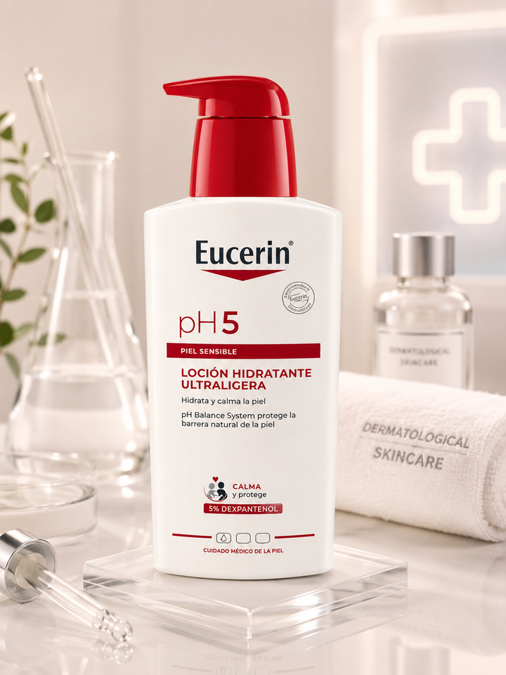 Eucerin pH5 – Lotion Hydratante Ultralégère Peau Sensible – 400 ml