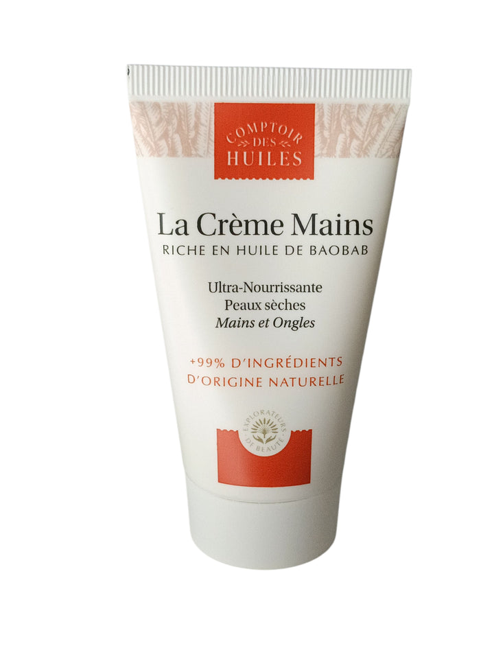 Crème Mains au Baobab Bio – Hydratation et Protection Intense pour Mains Sèches