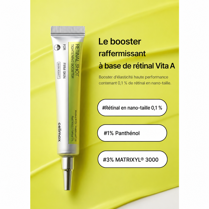Celimax Retinal Shot Tightening Booster 15ml – Soin Anti-Âge Raffermissant au Rétinal