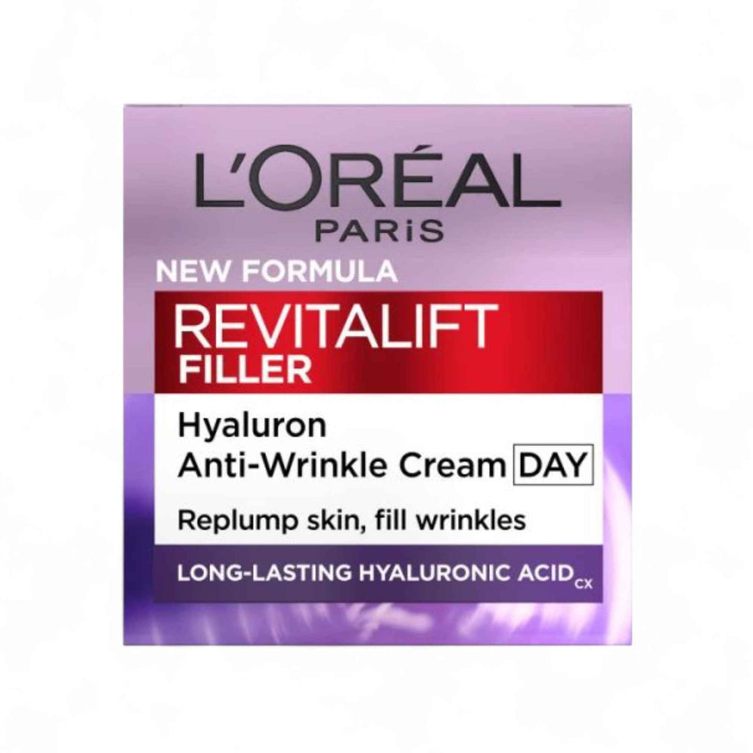 L’Oréal Paris Revitalift Filler Crème de Jour | Soin Anti-Rides à l’Acide Hyaluronique – 50 ml