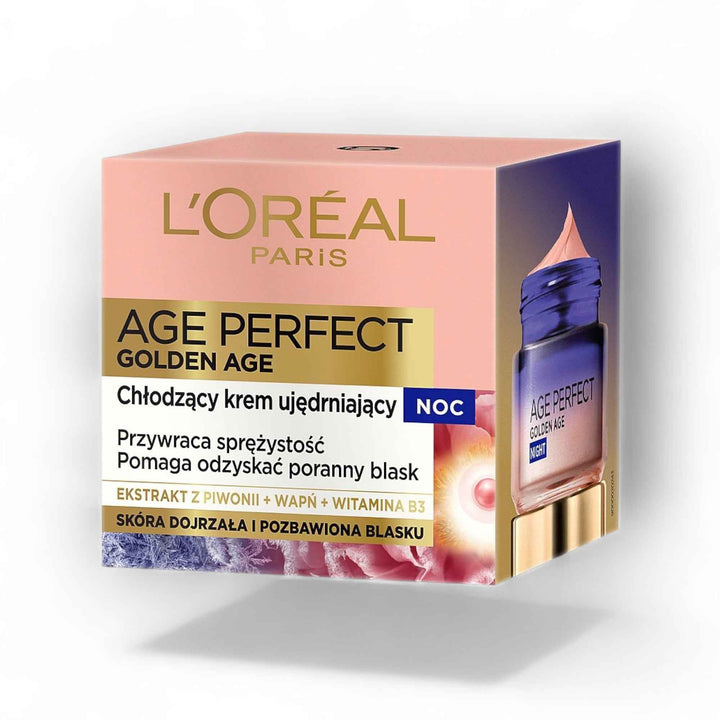 L’Oréal Paris Age Perfect Golden Age Crème de Nuit Raffermissante et Rafraîchissante – 50 ml