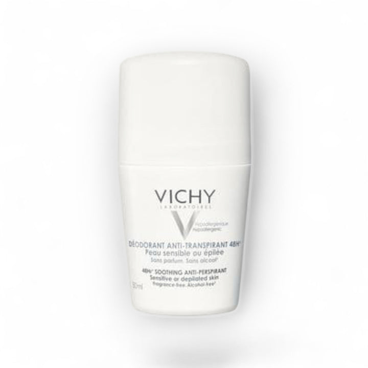 Vichy Déodorant Anti-Transpirant 48h Peaux Sensibles ou Épilées – 50 ml - Wifna