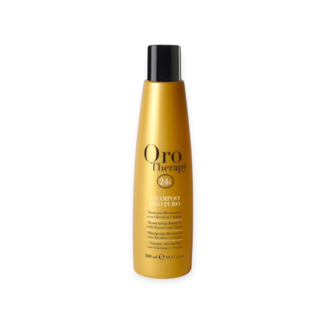 Oro Therapy 24K – Shampooing Illuminateur à la Kératine et à l’Argan (100 ml)