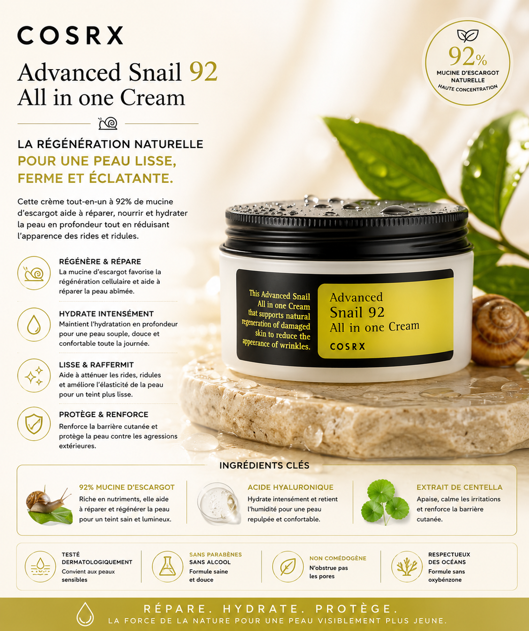 COSRX - Advanced Snail 92 All in one Cream (100 g)