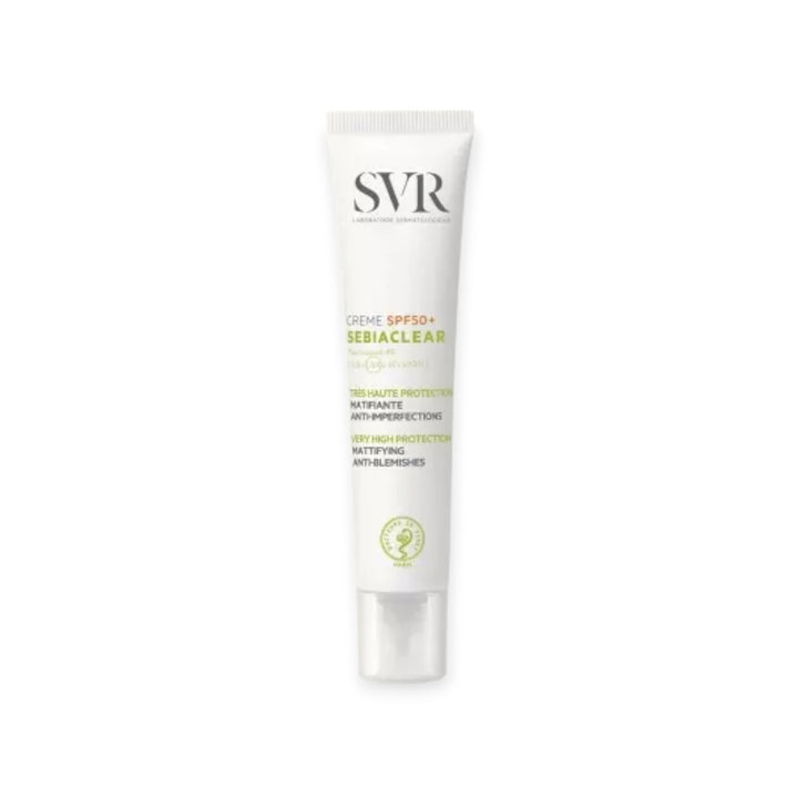 SVR Sebiaclear Crème SPF50+ : Très Haute Protection Matifiante