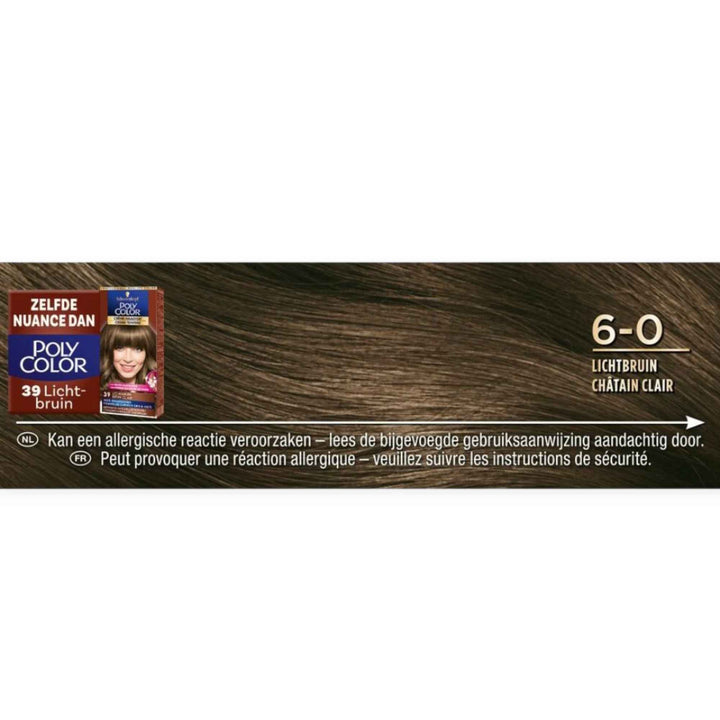 Vitalcare Poly Palette 6-0 – Coloration Châtain Clair