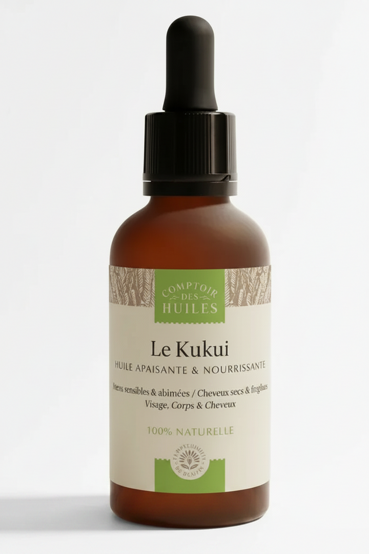 Huile de Kukui - Visage, Corps et Cheveux