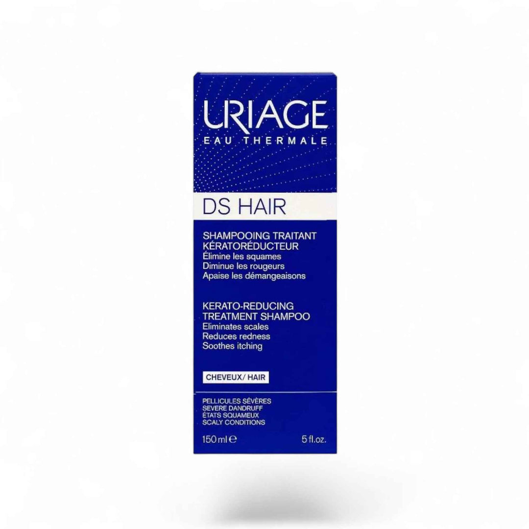 Uriage DS Hair Shampooing Traitant Kératoréducteur – Antipelliculaire & Apaisant – 150 ml