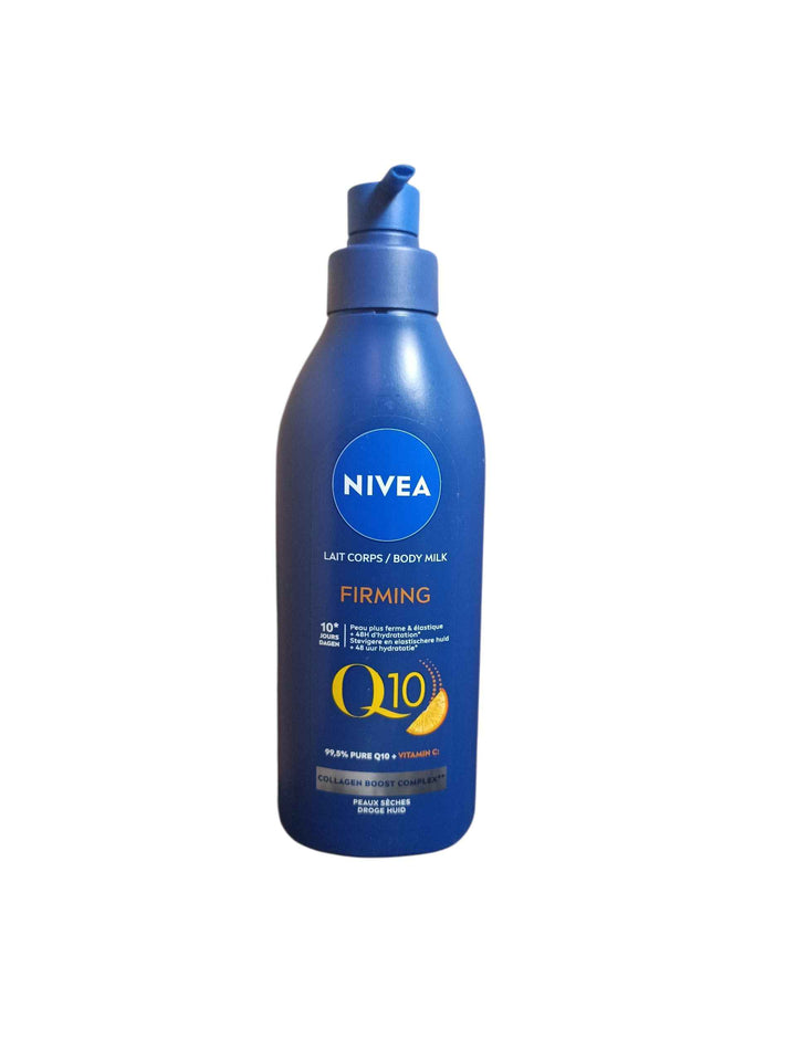 Nivea Body Milk Firming Q10 + Pompe – Lait Corps Hydratant 400 ml