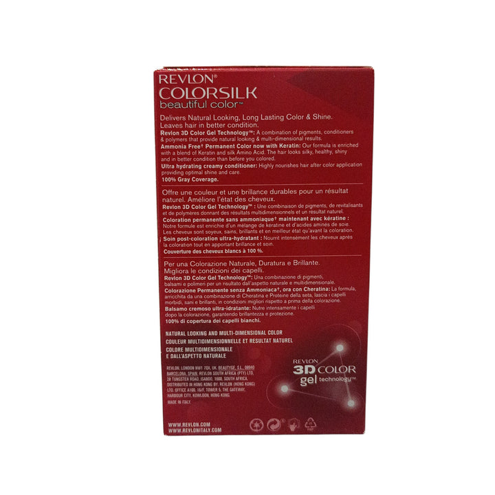 Revlon ColorSilk Beautiful Color 51 Châtain Clair – Coloration Permanente Sans Ammoniaque
