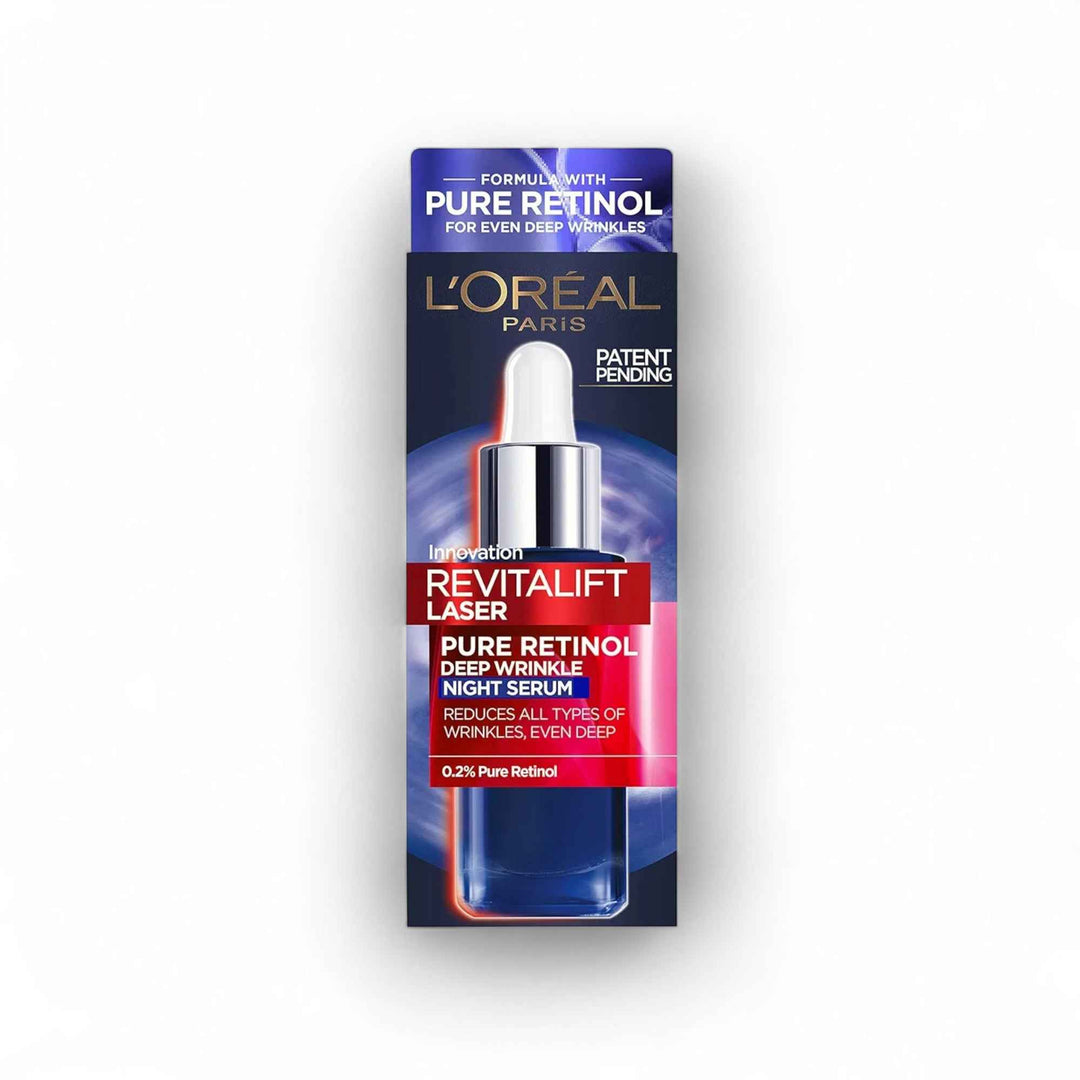 L’Oréal Paris Revitalift Laser Retinol – Sérum Nuit Anti-Rides Profondes 0.2% Rétinol Pur 30 ml