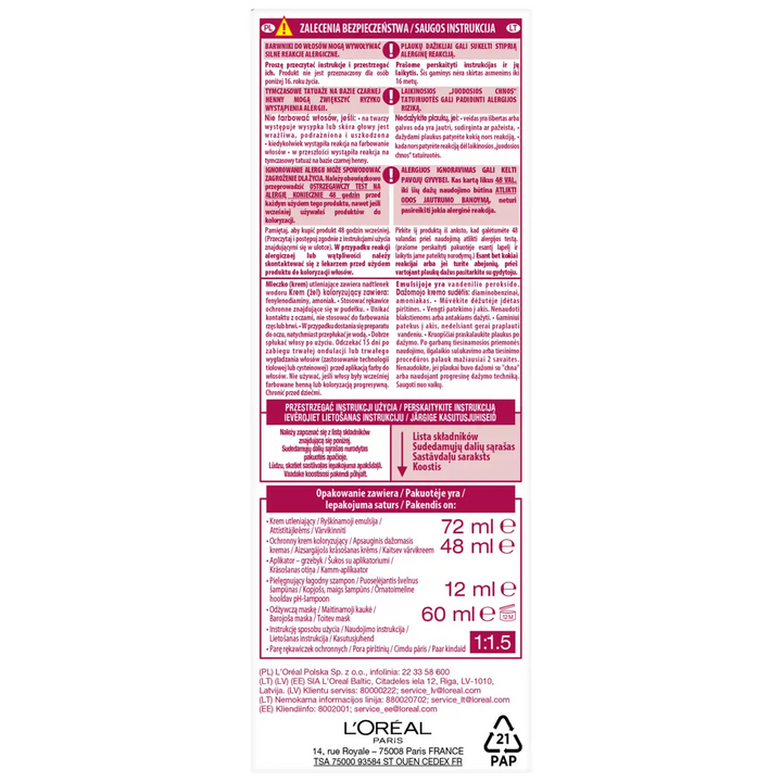 L’Oréal Paris Excellence Crème 8 Blond Clair | Coloration Permanente Triple Soin à l’Acide Hyaluronique - Wifna