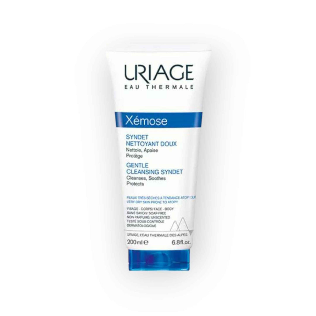 Uriage Xémose Syndet Nettoyant Doux – Gel Nettoyant Doux Sans Savon (200 ml)