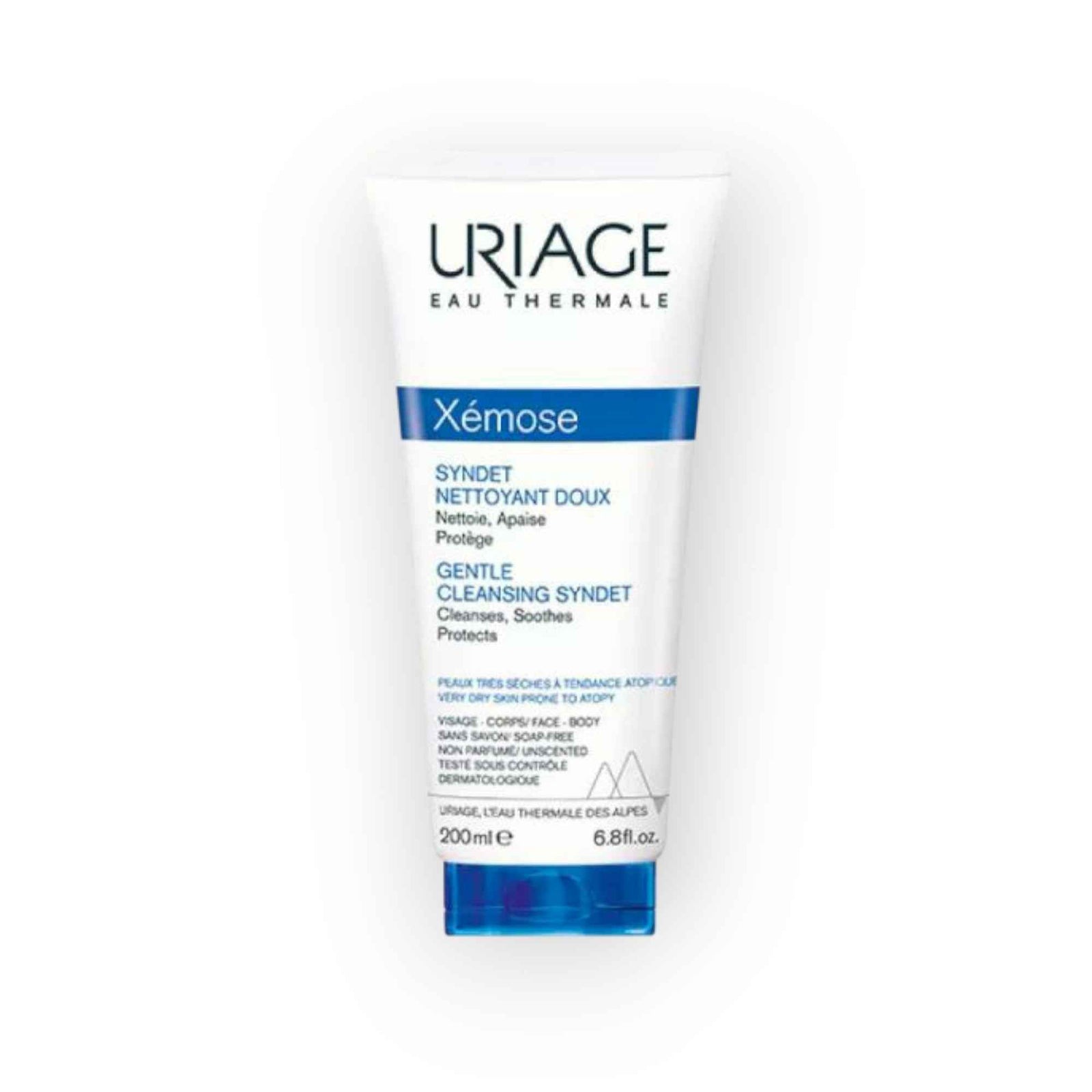 Uriage Xémose Syndet Nettoyant Doux – Gel Nettoyant Doux Sans Savon (200 ml)