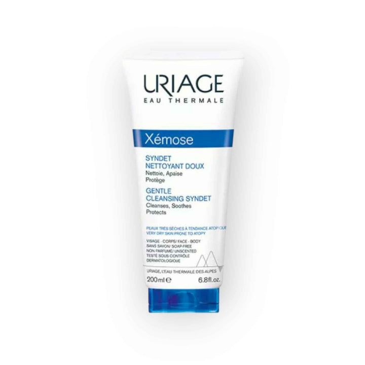 Uriage Xémose Syndet Nettoyant Doux – Gel Nettoyant Doux Sans Savon (200 ml)