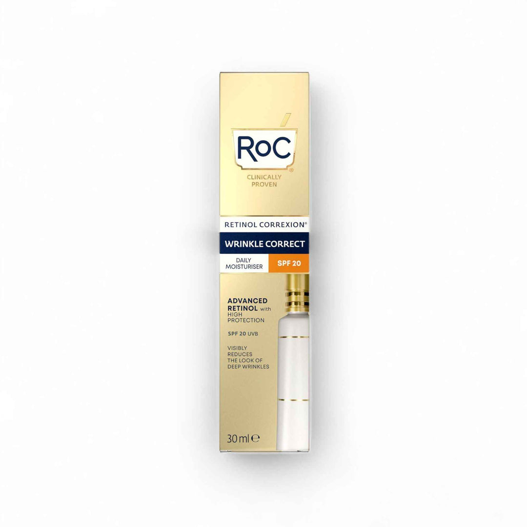 RoC Retinol Correxion Correction Rides SPF 20 – Crème Anti-Rides Quotidienne au Rétinol Avancé
