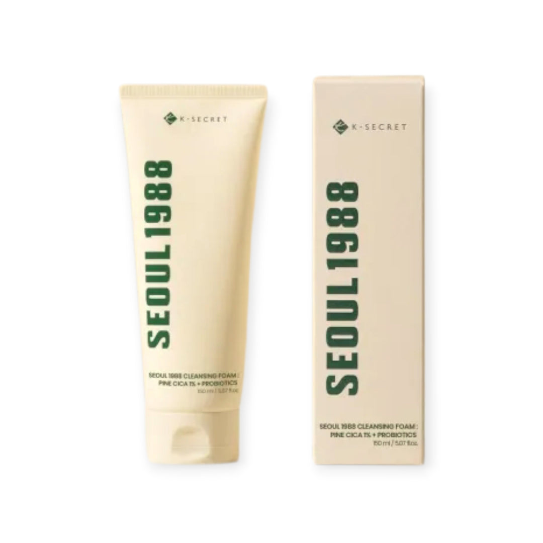 Seoul 1988 : Mousse Nettoyante Équilibrante au Pine Cica 1% & Probiotiques (150ml)