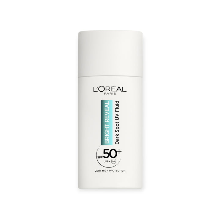 L’Oréal Paris Bright Reveal Fluide Anti-Taches SPF 50+ – Soin Hydratant Teinté au Niacinamide – 50 ml