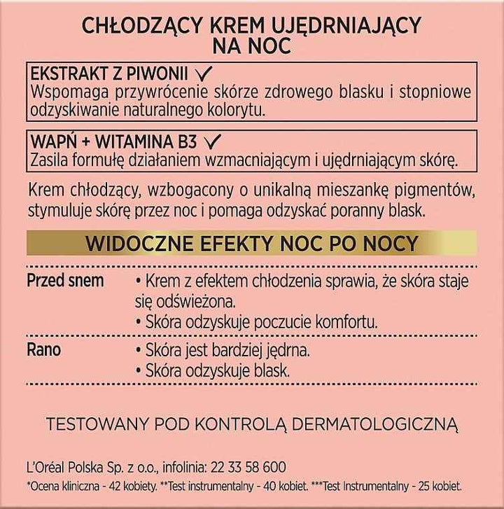 L’Oréal Paris Age Perfect Golden Age Crème de Nuit Raffermissante et Rafraîchissante – 50 ml