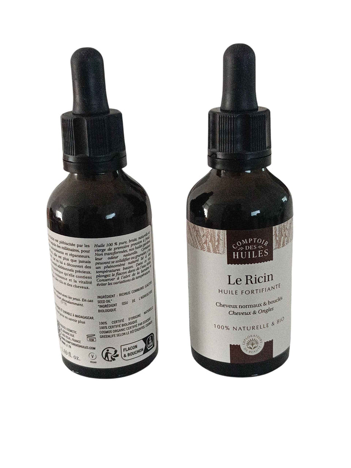 Huile de Ricin Bio – Fortifiante & Réparatrice | Corps, Cheveux, Cils & Ongles | 100/100 sur Yuka 🥕