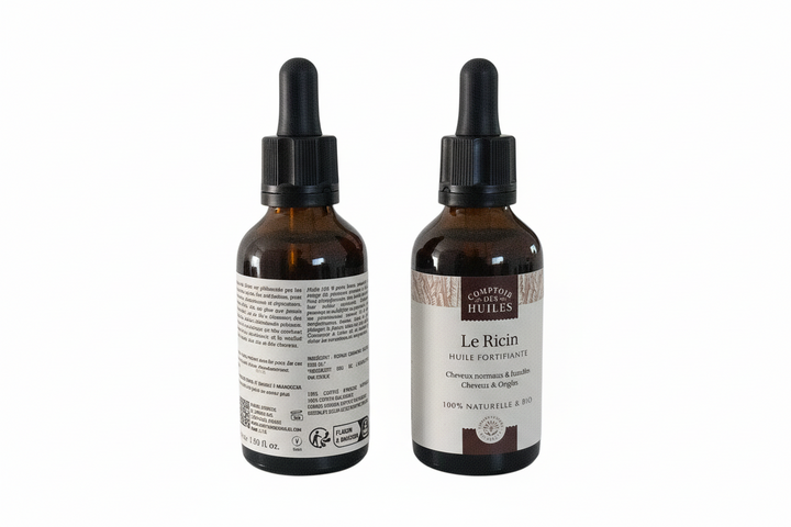 Huile de Ricin Bio – Fortifiante & Réparatrice | Corps, Cheveux, Cils & Ongles | 100/100 sur Yuka 🥕