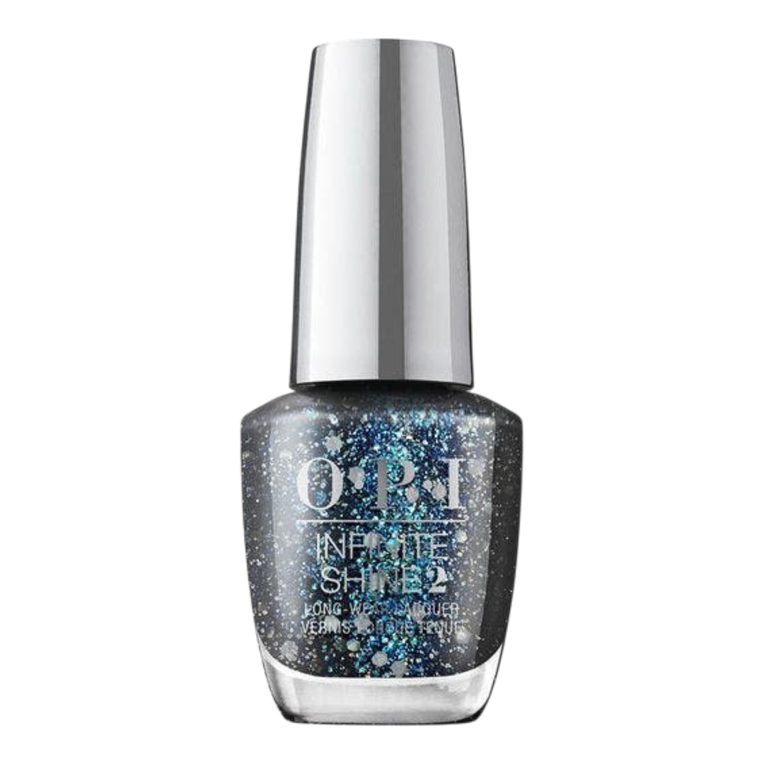 O.P.I – Infinite Shine 2 Vernis Longue Tenue (Effet Pailleté Bleu &amp; Argent)