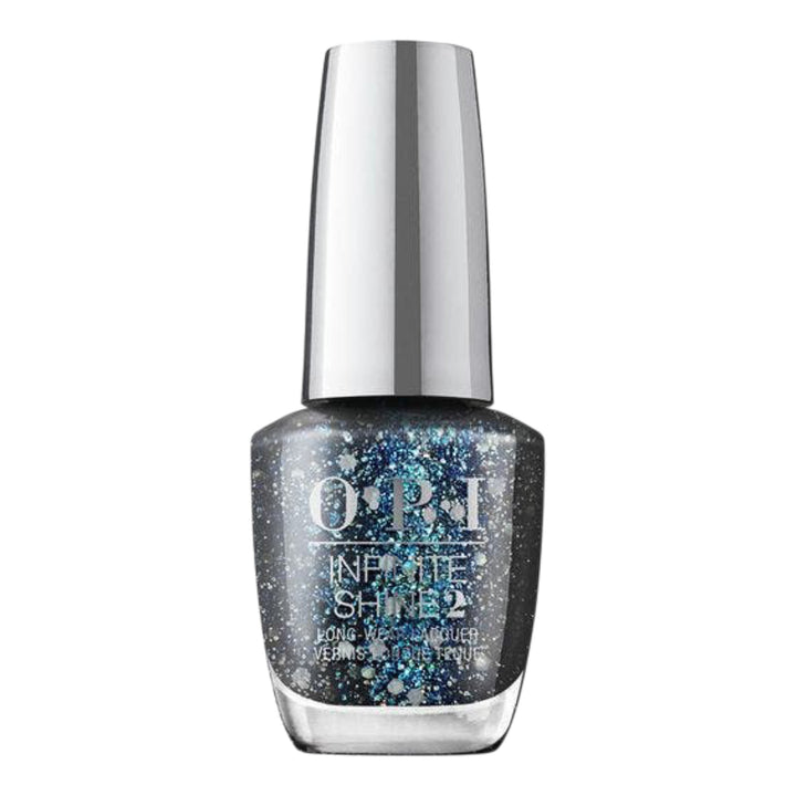 O.P.I – Infinite Shine 2 Vernis Longue Tenue (Effet Pailleté Bleu &amp; Argent)