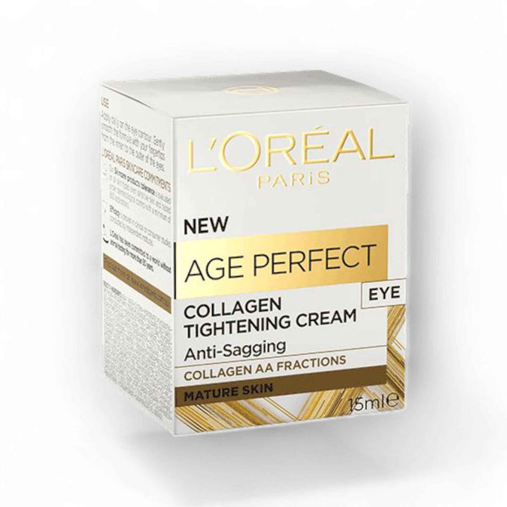 L’Oréal Paris Age Perfect Collagen Expert Crème Contour des Yeux | Soin Anti-Rides & Raffermissant – 15 ml