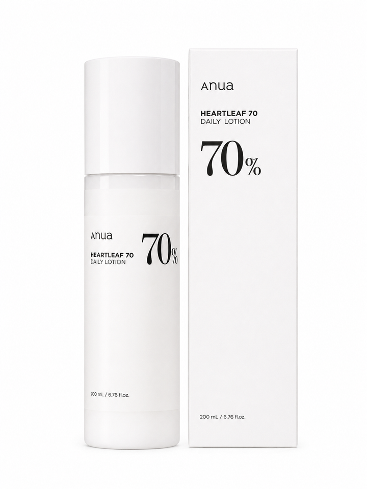 Anua Heartleaf 70 Daily Lotion 200ml – Lotion Hydratante Apaisante Peaux Sensibles