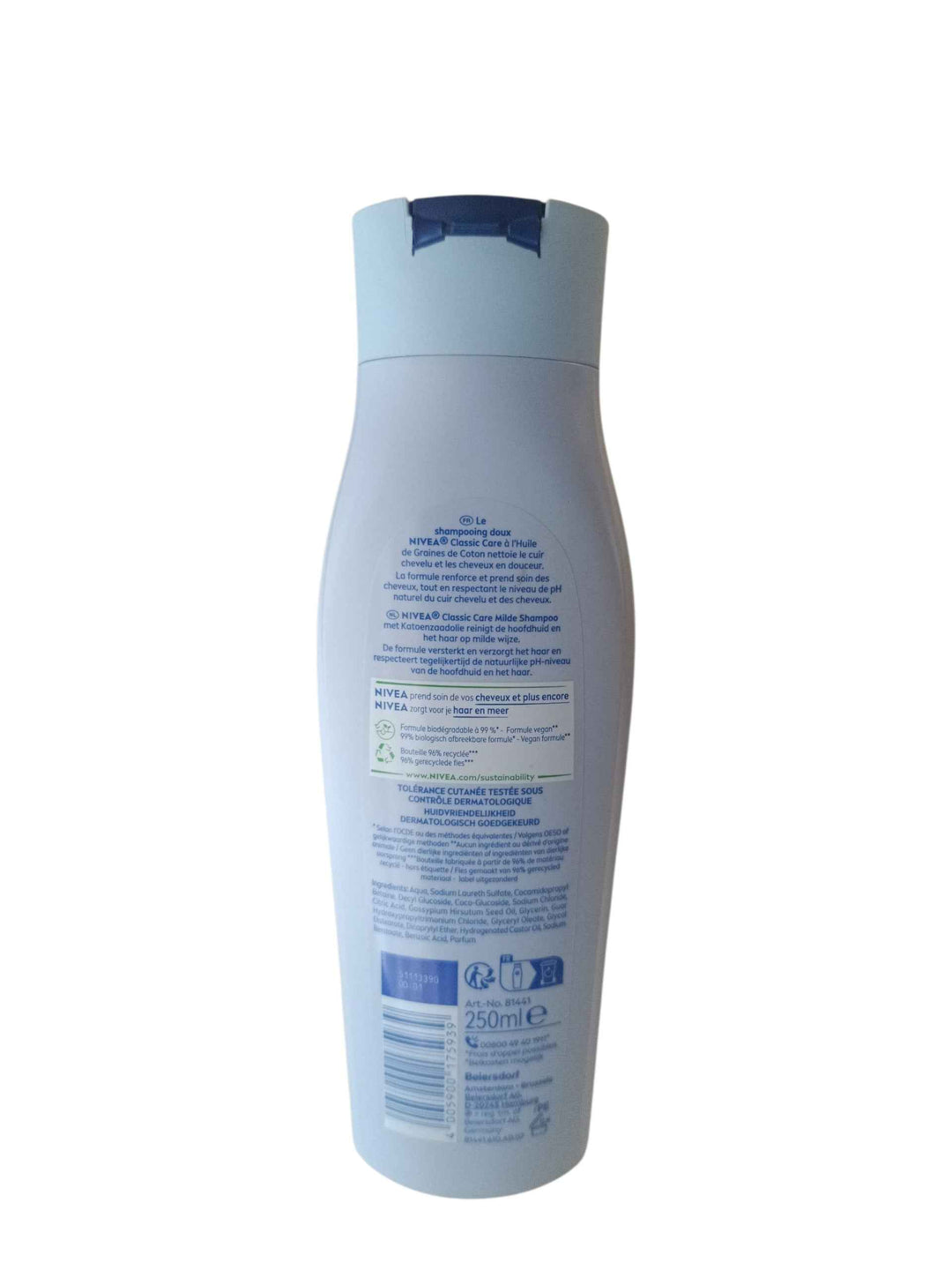 Shampooing Nivea Classic Care – 250 ml