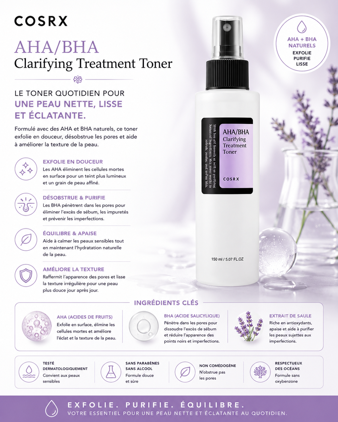 COSRX - AHA/BHA Clarifying Treatment Toner (150 ml)