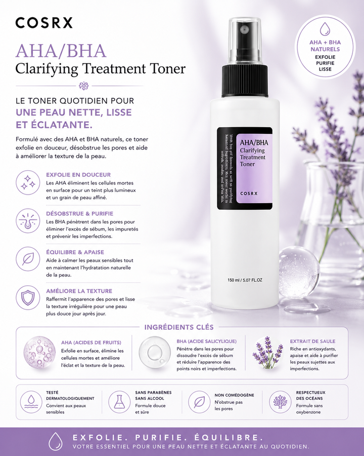 COSRX - AHA/BHA Clarifying Treatment Toner (150 ml)