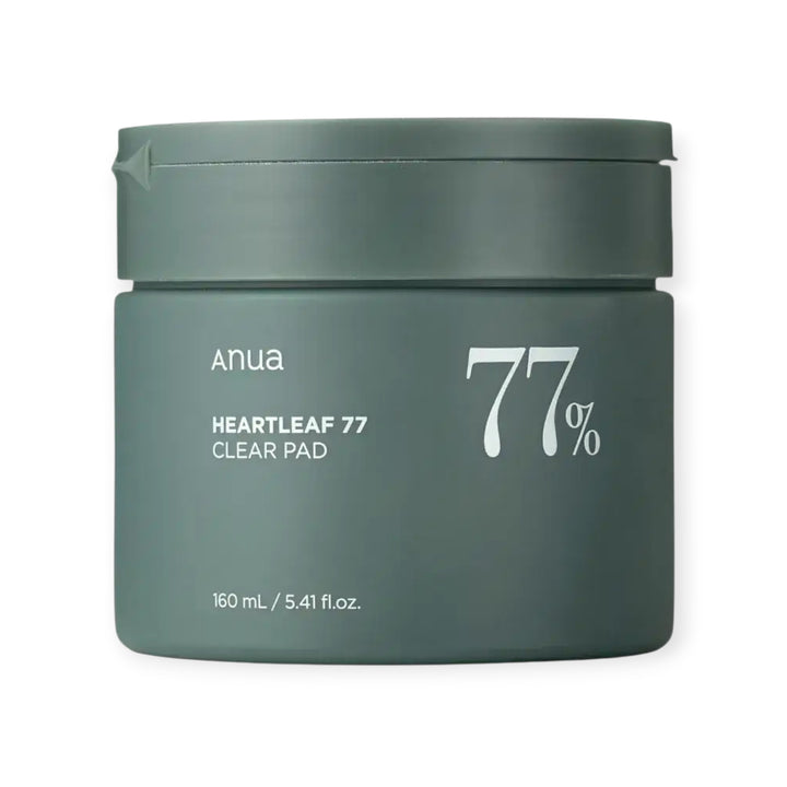 Anua Heartleaf 77% Clear Pad – Disques Exfoliants Apaisants pour Peau Nette