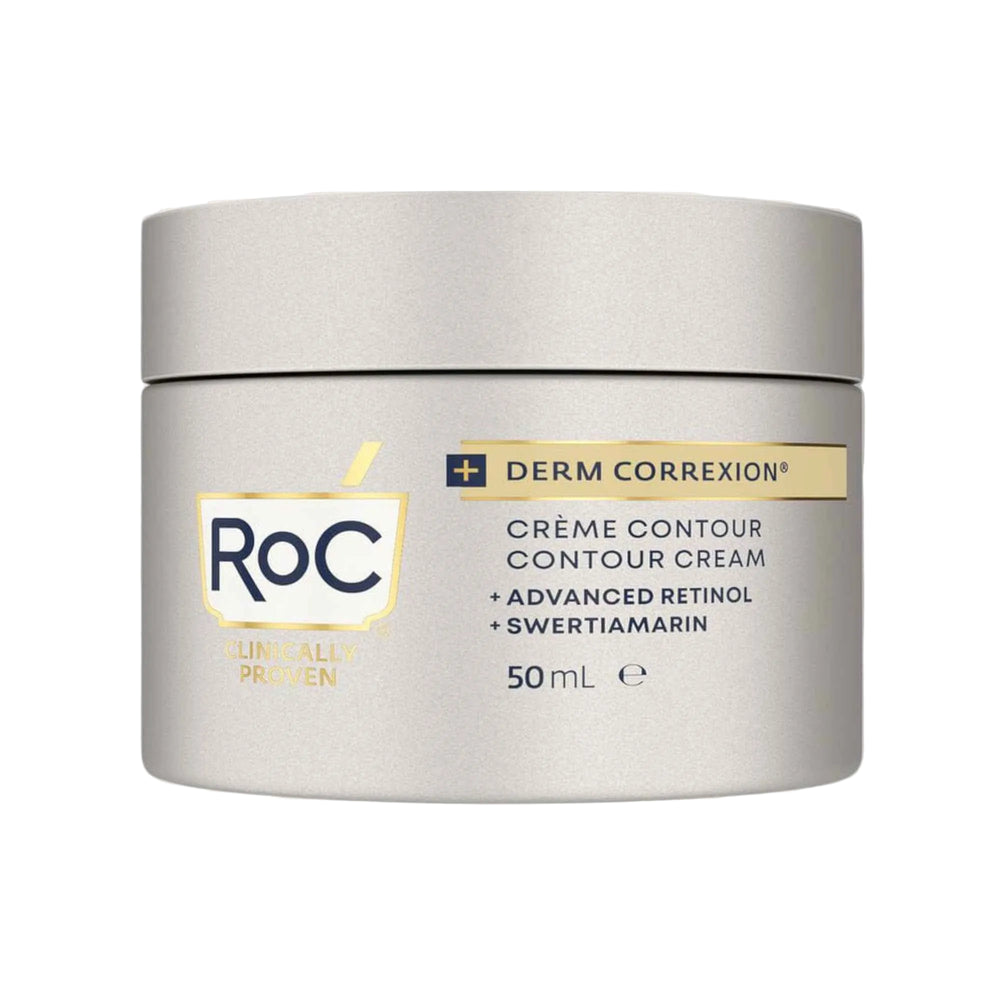 RoC Derm Correxion – Crème Contour Visage & Cou au Rétinol Avancé – 50 ml