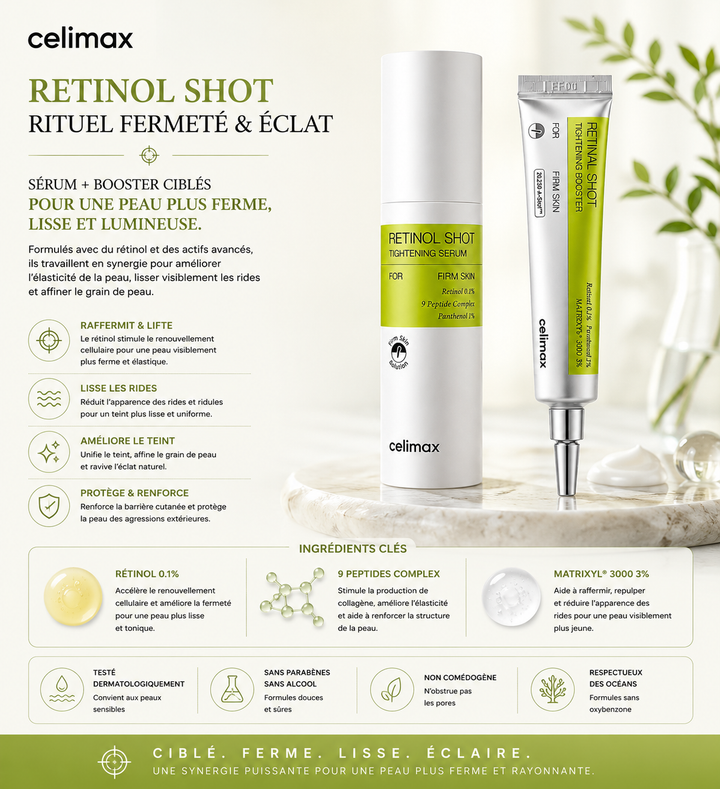 Celimax - Duo Fermeté Retinol Shot &amp; Retinal Shot