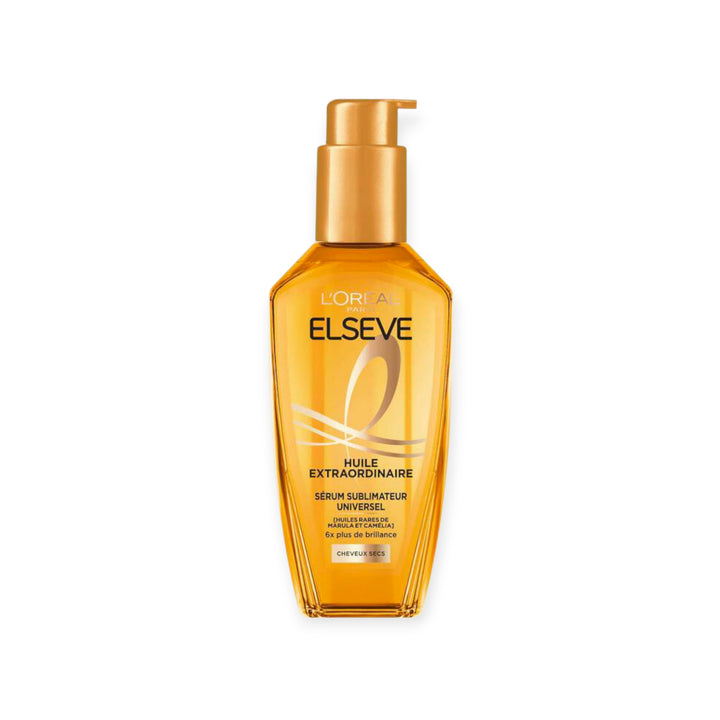 L’Oréal Paris Elseve Huile Extraordinaire – Soin Sublimateur Multi-Usage pour Cheveux Secs – 100 ml