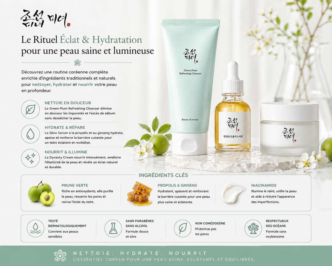 Beauty of Joseon – Trio Rituel Éclat &amp; Hydratation (Hanbang Classic)