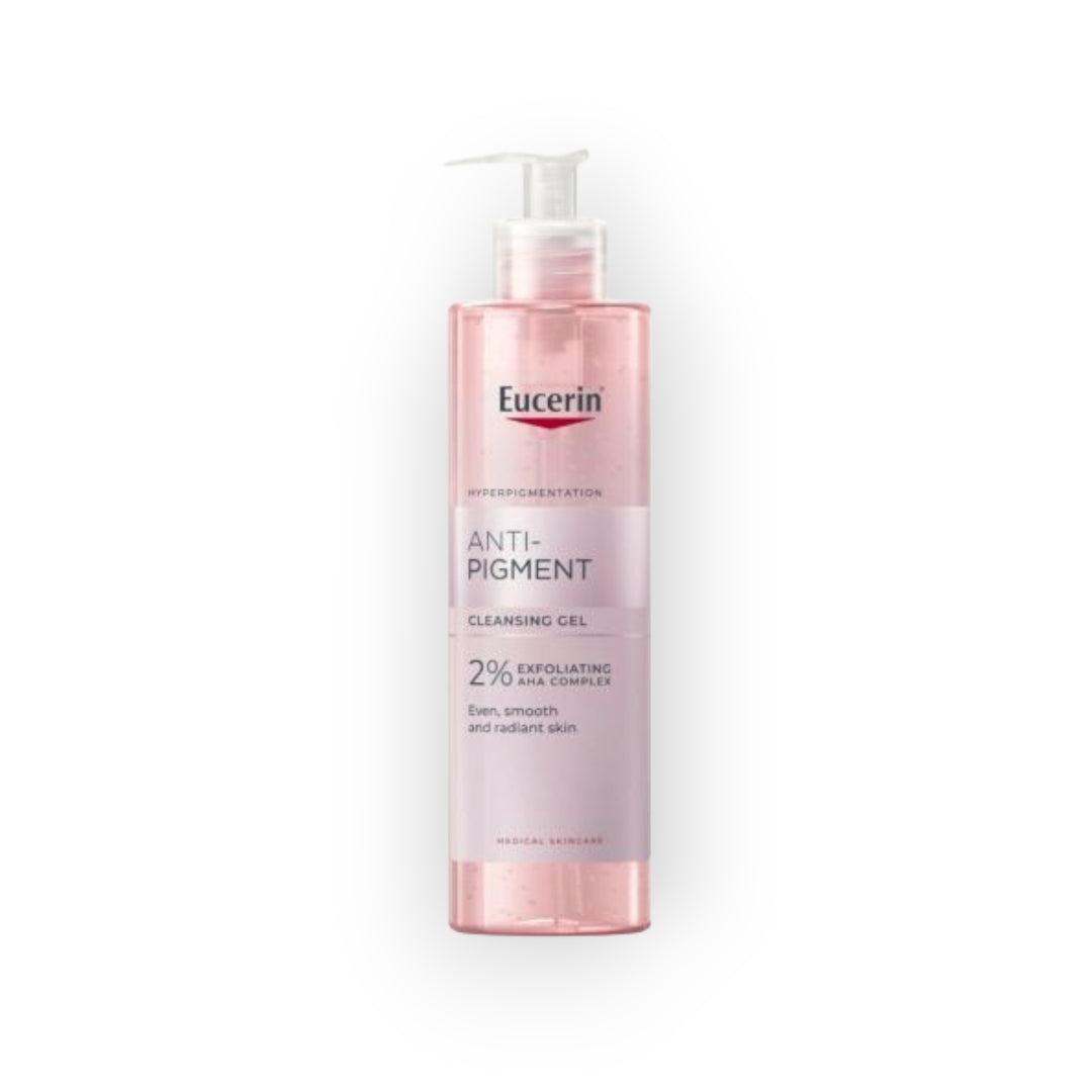 Eucerin Anti-Pigment Gel Nettoyant Exfoliant 2% AHA Complex – Réduction des Taches & Teint Lumineux – 400 ml - Wifna