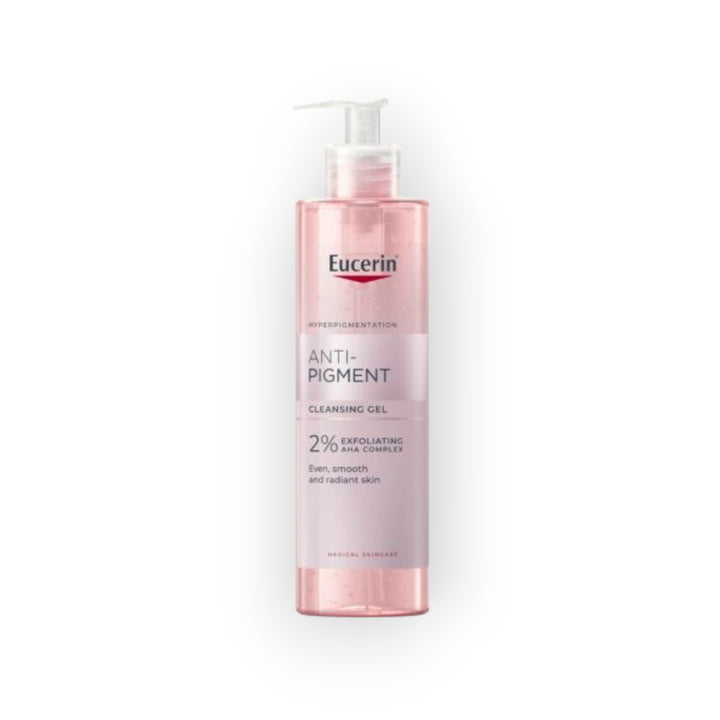 Eucerin Anti-Pigment Gel Nettoyant Exfoliant 2% AHA Complex – Réduction des Taches & Teint Lumineux – 400 ml - Wifna